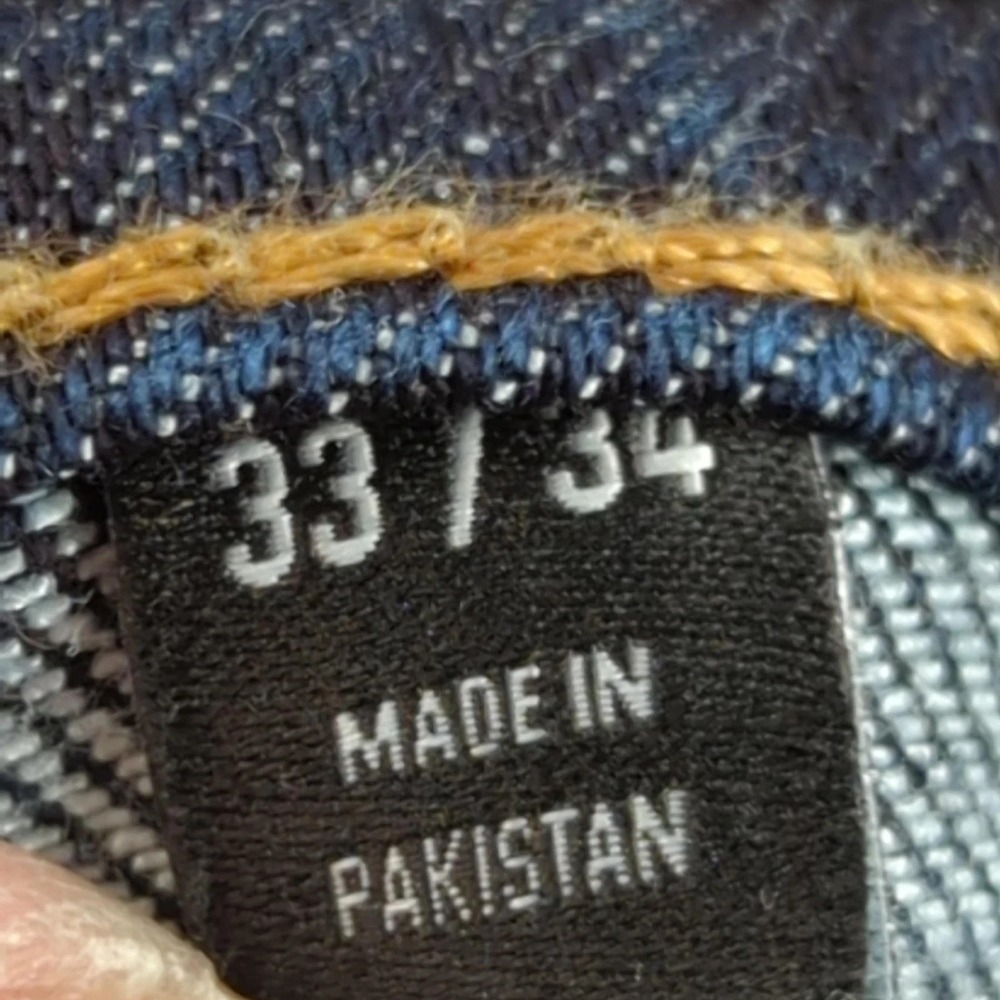 Bonobos Jeans Mens 33 (Fits 32x32) Blue‎ Slim Taper Stretch Denim Pants Casual - Picture 12 of 13